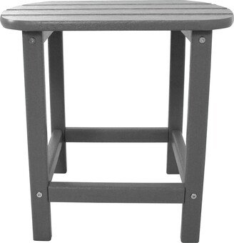 Outdoor Grey All-Weather Side Table