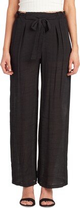 Juniors' Wide-Leg Pull-On Pants