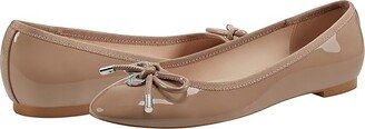 Payly (Medium Natural Patent) Women's Flat Shoes