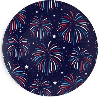 Salad Plates: Star Spangled Night Salad Plate, Blue