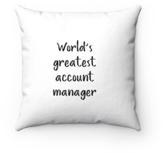 Account Manager Pillow - Throw Custom Cover Gift Idea Room Decor