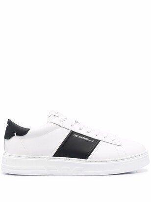 Logo-Stripe Low-Top Sneakers