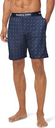 Second Skin Sleep Shorts (Dress Blues Super Star) Men's Pajama