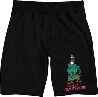 I Can Explain Men's Black Sleep Pajama Shorts-Medium