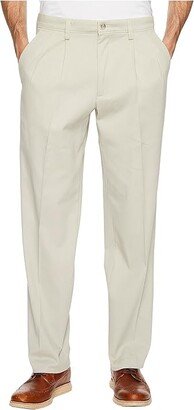 Easy Khaki D3 Classic Fit Pleated Pants (Cloud) Men's Clothing