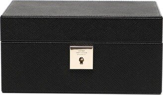 Panama small leather jewellery box