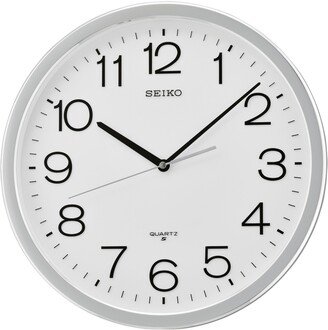 White Wall Clock - Silver White