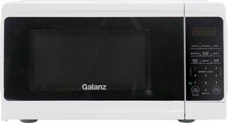 0.7 cu ft 700W Countertop Microwave Oven in White with One Touch Express Cooking