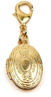 Engraved Chain Locket Charm-AA