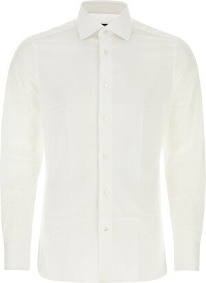 Buttoned Stretched Shirt-AA