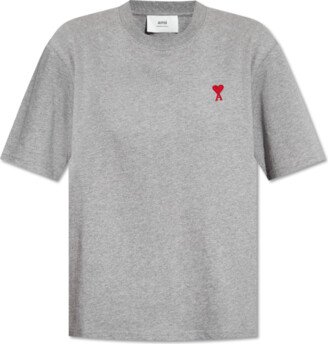 T-shirt With Logo - Grey-AA