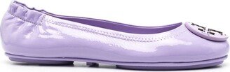 Logo-Plaque Ballet Flats