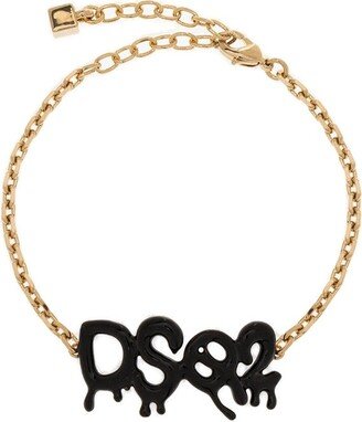 Logo Plaque Chain Bracelet