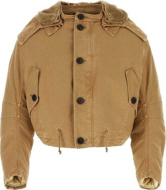 Button-Up Bomber Jacket-AA