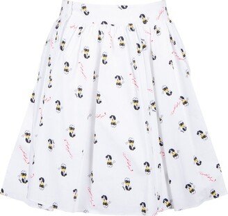 X Disney Allover Logo Printed Mini Skirt