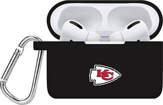 NFL Kansas City Chiefs Apple AirPods Pro Compatible Silicone Battery Case Cover - Black