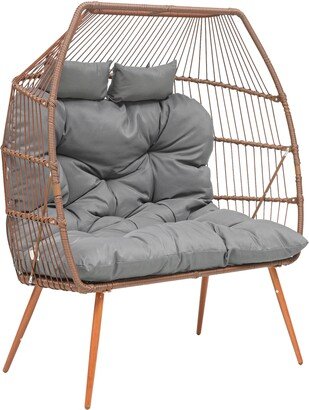 Moasis Oversized Double Egg Chair With Stand