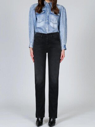 Logan Slit Hem Denim In Out Of Time