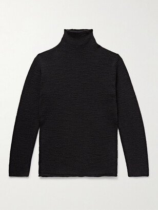 Robbie Ribbed Merino Wool Rollneck Sweater