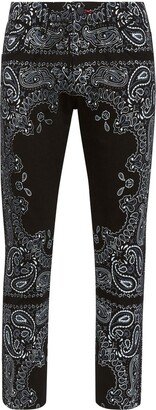 Logo-Patch Skinny Jeans-AS