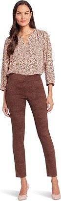 Suede Basic Leggings (Dark Chocolate) Women's Casual Pants