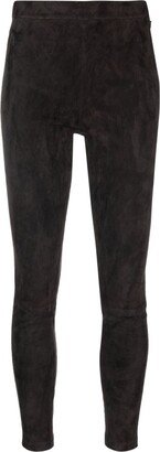 Suede Skinny Trousers-AA