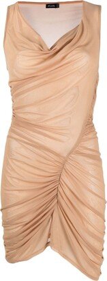 Draped Ruched Minidress