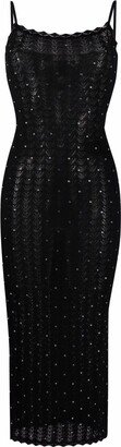 Rhinestone-Embellished Dress