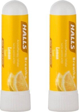 Halls by SpaRoom Lemon Inhaler - 2pk