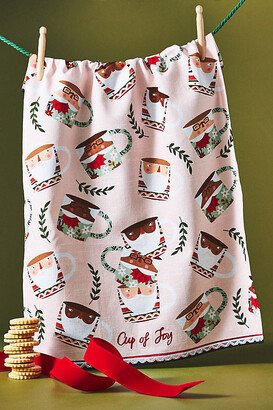 Fotini Tikkou Santa Mugs Dish Towel