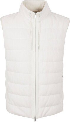 Padded Zipped Drawstring Gilet