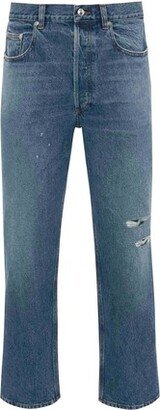 Wide leg denim jeans-AU