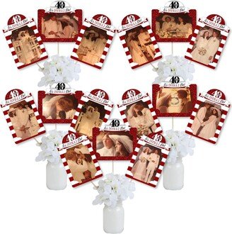 Big Dot Of Happiness We Still Do 40th Wedding Anniversary Party Centerpiece Photo Table Toppers 15 Ct