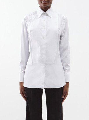 Bib-panel Cotton-piqué Shirt