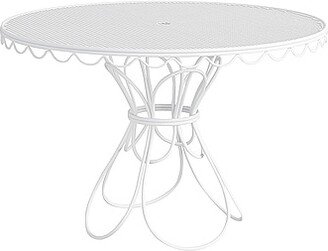 business & pleasure co. Al Fresco Dining Table in White