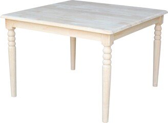 IC International Concepts International Concepts Unfinished Square Juvenile Table