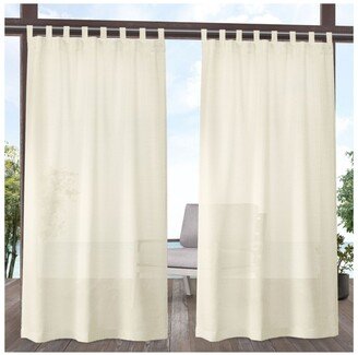 Curtains Miami Indoor - Outdoor Tab Top Curtain Panel Pair, 54