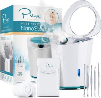 Pure Daily Care Unisex Nanosteamer Pro Ionic 4-In-1 Facial Steamer Kit