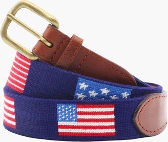 Navy Flags of our Fathers Needlepoint Belt