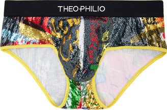 Theophilio SSENSE Exclusive Multicolor Grafitti Briefs