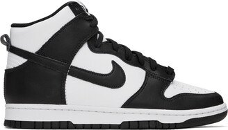 Black & White Dunk Hi Retro Sneakers