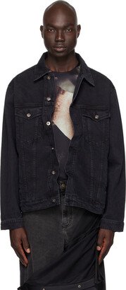 Black Wire Denim Jacket