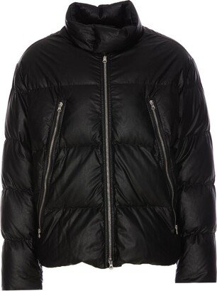 High-Neck Zip-Up Puffer Jacket