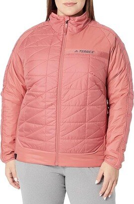 adidas Outdoor Plus Size Terrex Multi Insulated Jacket (Wonder Red) Women's Clothing