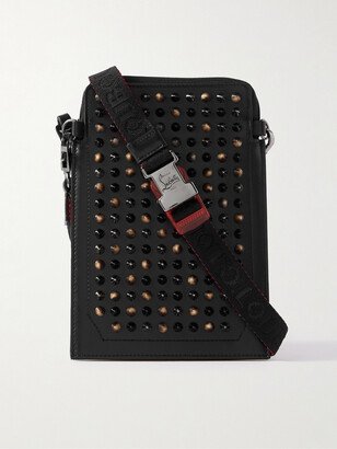 Spiked Leather Pouch