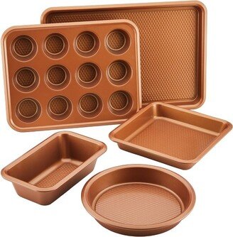 5pc Bakeware Set Copper