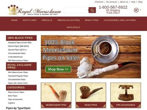 Royal Meerschaum Pipes Promo Codes & Coupons