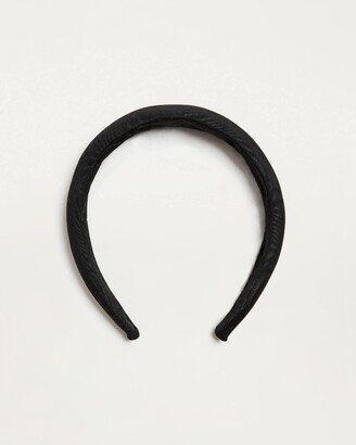 Marina Puffy Headband Black