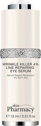 SKIN PHARMACY Wrinkle Killer 4% Line Repairing Eye Serum $85 Value