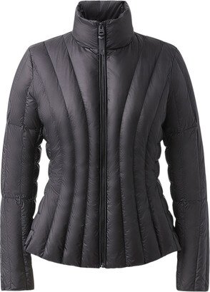 Lany Light Down Vertical Quilted Jacket